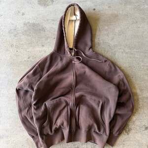 Vintage 90s Slim Shady LTD Sherpa Lined Sandstone Hooded Jacket Brown